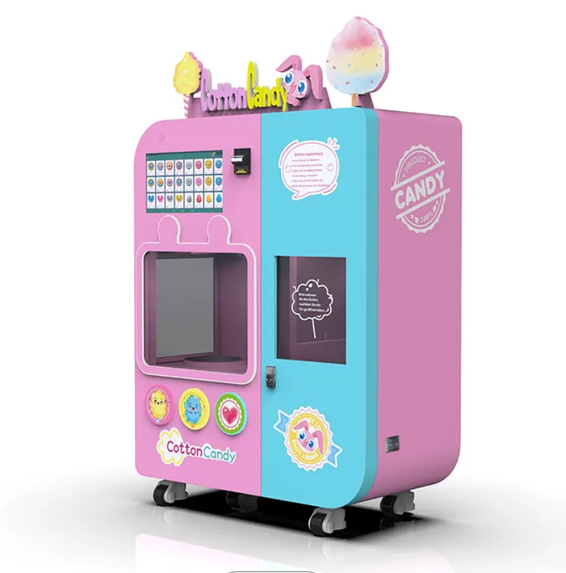 "Découvrez les dernières tendances en matière de vending machines de barbe à papa automatisées"