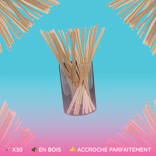 Bâtons barbe à papa x30 Greendoso