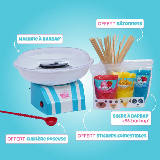 Machine barbe à papa Greendoso