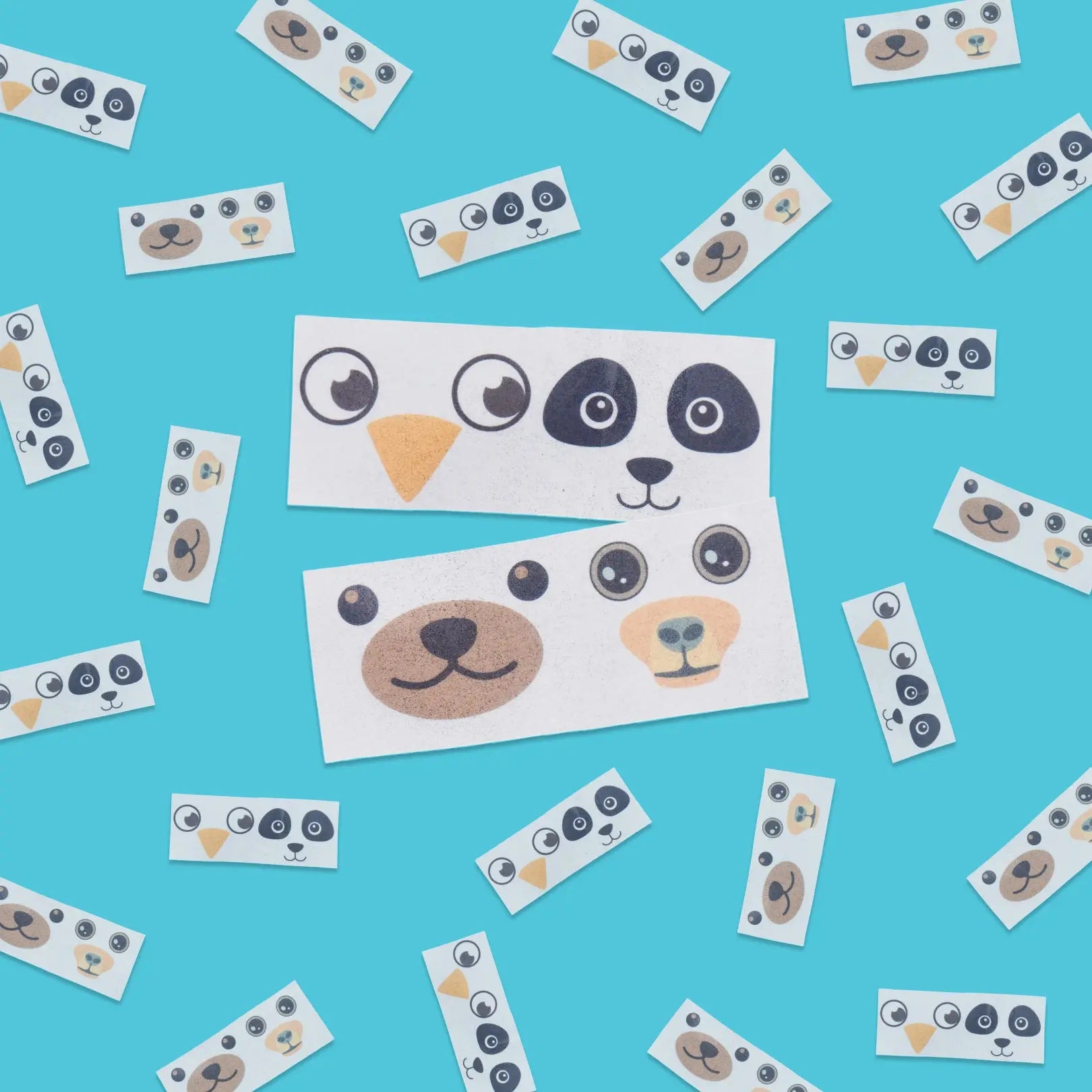 Visage comestible barbe à papa x8 Greendoso